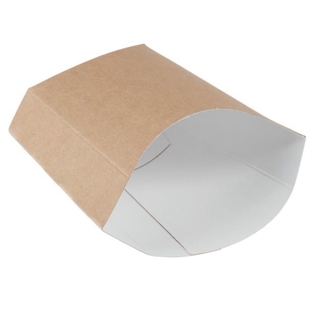 Colpac Compostable Kraft Chip Cartons Medium (1000 Pack) ge800