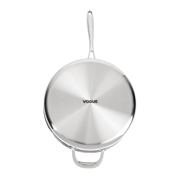 Vogue Stainless Steel and Aluminium Tri-Wall Sauté Pan 28cm gg032