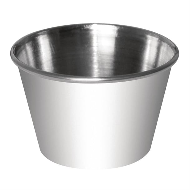 Olympia Stainless Steel 70ml Sauce Cups (12 Pack) gg878