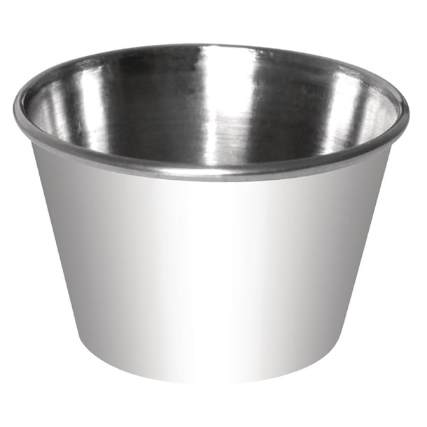 Olympia Stainless Steel 115ml Sauce Cups (12 Pack) gg879