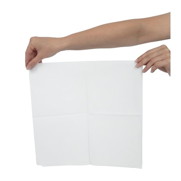 Lunch Napkin White 330x330mm 1ply 1/4 Fold (5000 Pack) gg996