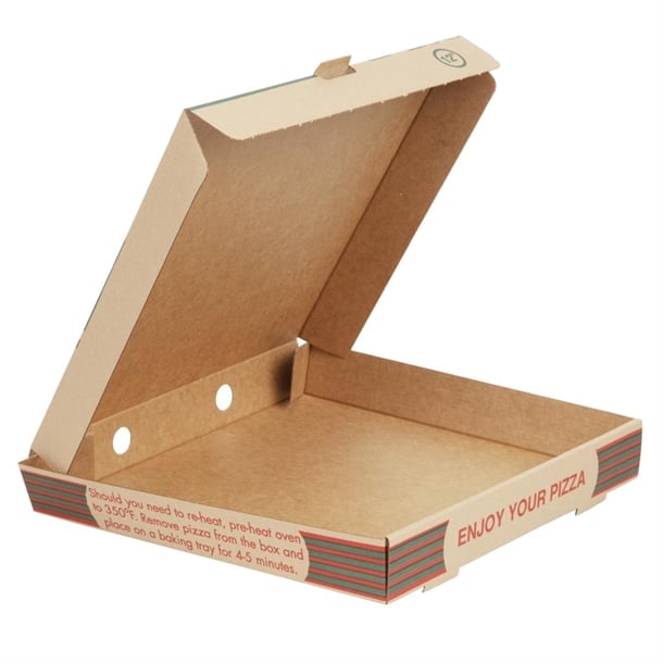 Amipak Compostable Printed Pizza Boxes 12" (100 Pack) gg998