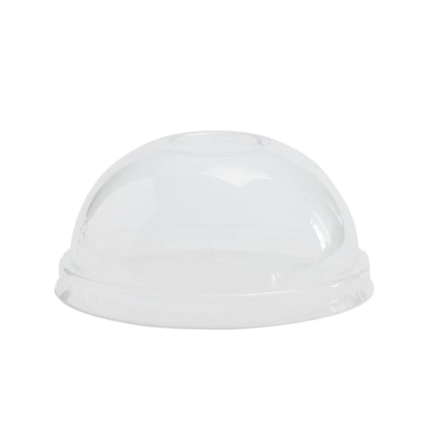 Vegware Compostable Cold Food Pot Domed Lids 170ml / 6oz and 230ml / 8oz gh167