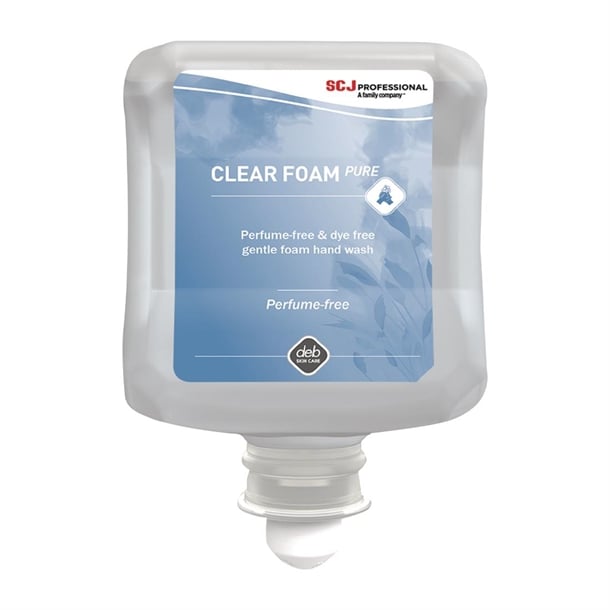 Deb Clear Unperfumed Foam Hand Soap 1Ltr gh258