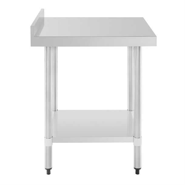 Vogue Stainless Steel Table with Upstand 600mm gj505