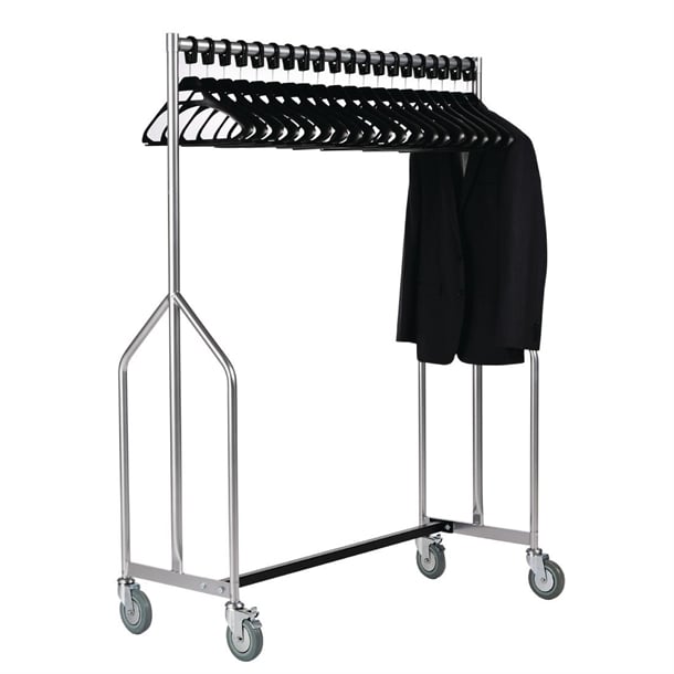 Heavy Duty Z Garment Rail With 20 Hangers gk911