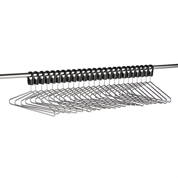 Heavy Duty Z Garment Rail With 25 Anti Theft Hangers gk912