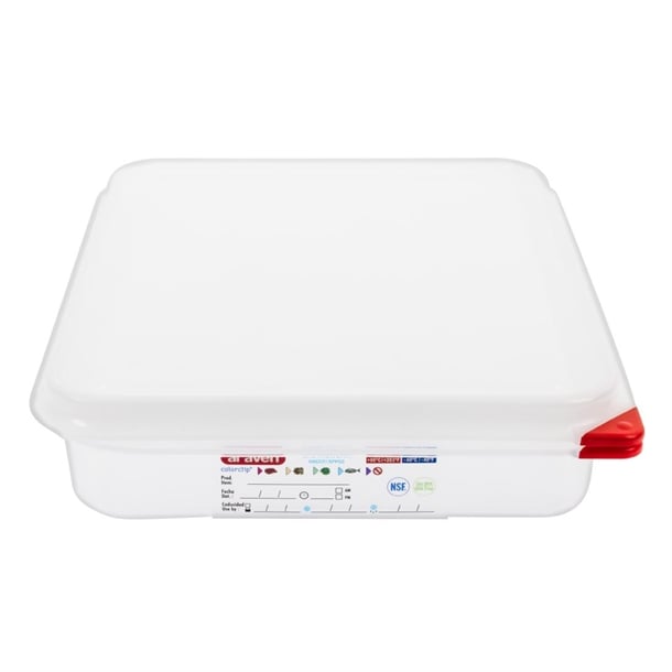 Araven Polypropylene 1/2 Gastronorm Food Containers 4Ltr (4 Pack) gl261