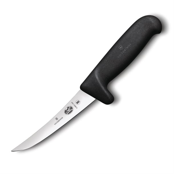 Victorinox Fibrox Safety Grip Boning Knife Black 12.7cm gl273