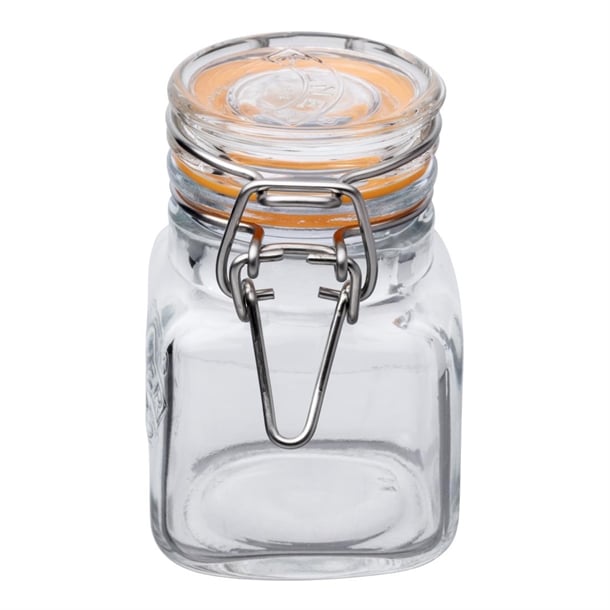 Kilner Square Clip Top Spice Jar 70ml gl882