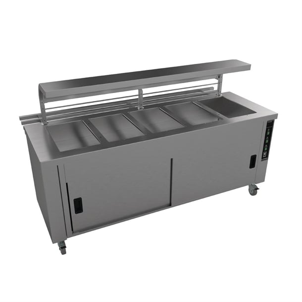 Falcon Chieftain 5 Well Heated Servery Counter with Trayslide HS5 gm193