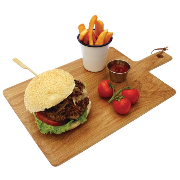 Olympia Oak Wood Handled Wooden Board p_gm260