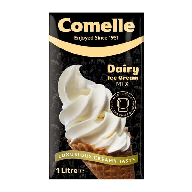 Comelle Dairy Ice Cream Mix 1Ltr (12 Pack) hn933