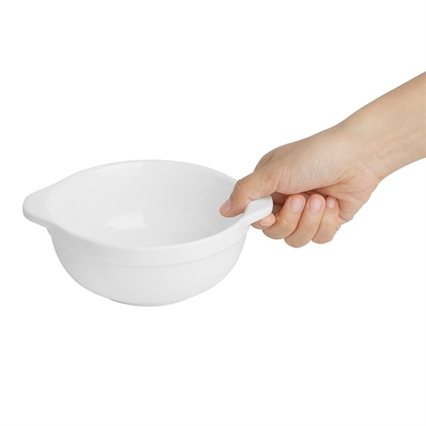 Olympia Whiteware Eared Bowls 640ml (4 Pack) hp854