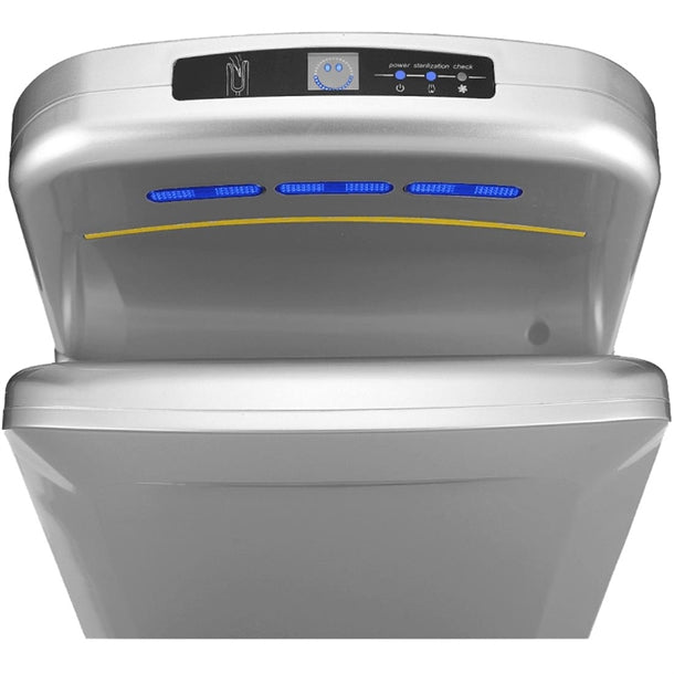 Dryflow Jet Force Junior HEPA Hand Dryer Silver hp901