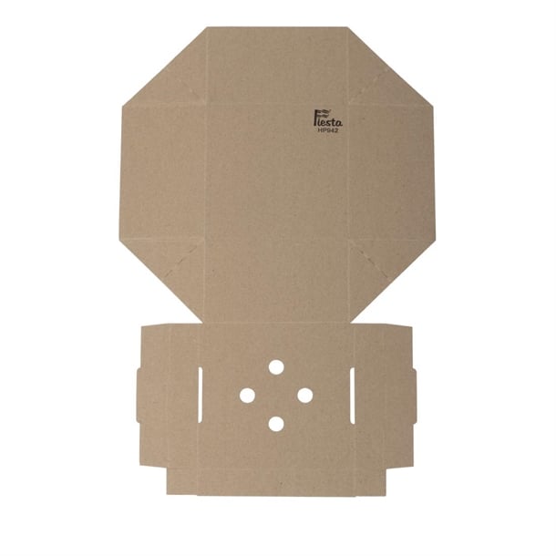 Fiesta Compostable Fold-Out Burger Boxes (100 Pack) hp942