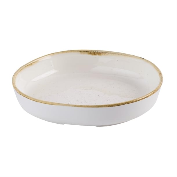 Churchill Stonecast Barley White Organic Walled Bowls 232mm (6 Pack) hr395