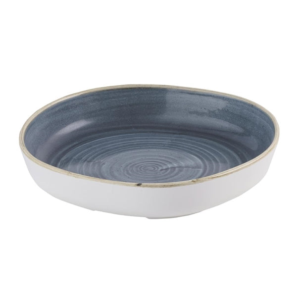 Churchill Stonecast Blueberry Organic Walled Bowls 232mm (6 Pack) hr410
