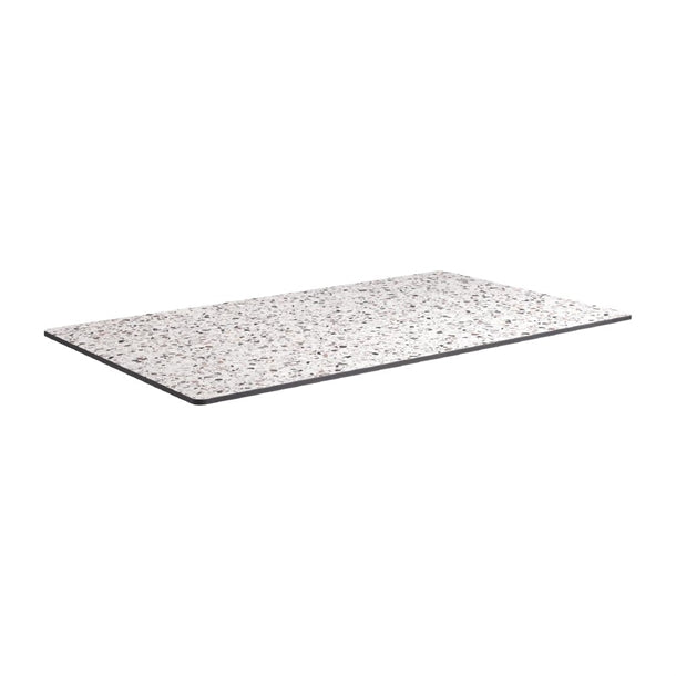 Extrema Rectangular Mixed Terrazzo Table Top 1190x690mm hs681