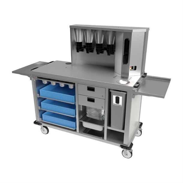Moffat BBTX Beverage & Breakfast Trolley with 2 End Shelves hs898
