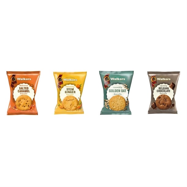 Walkers Mini Pack Assorted Biscuits (100 Pack) ht333