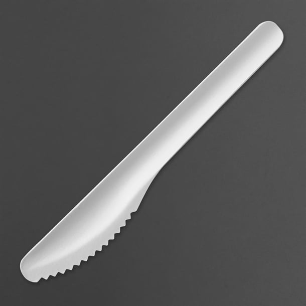 Fiesta Compostable Paper Knives 165mm (100 Pack) ht484