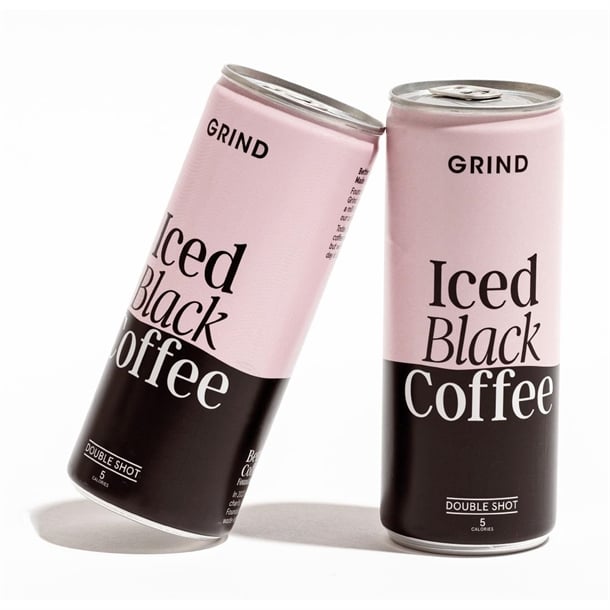 Grind Iced Black Coffee Cans 250ml (8 Pack) ka271
