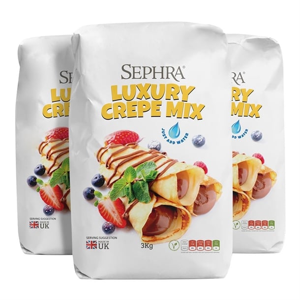 Sephra Crepe Mix 3kg (4 Pack) hu127
