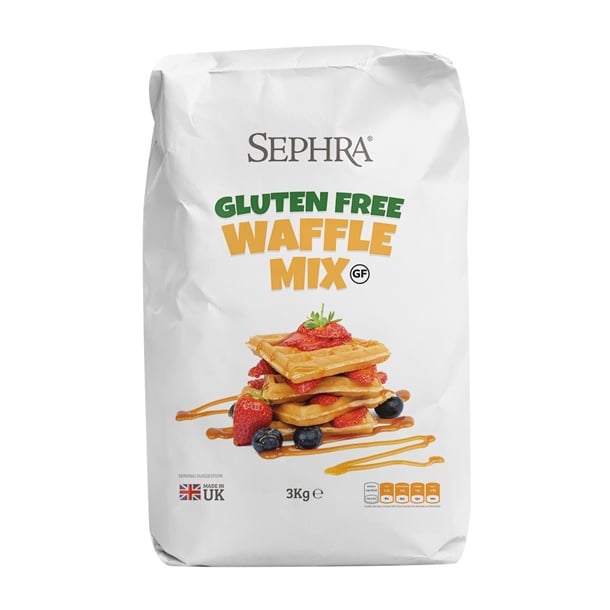 Sephra Gluten-Free Waffle Mix 3kg (4 Pack) hu130