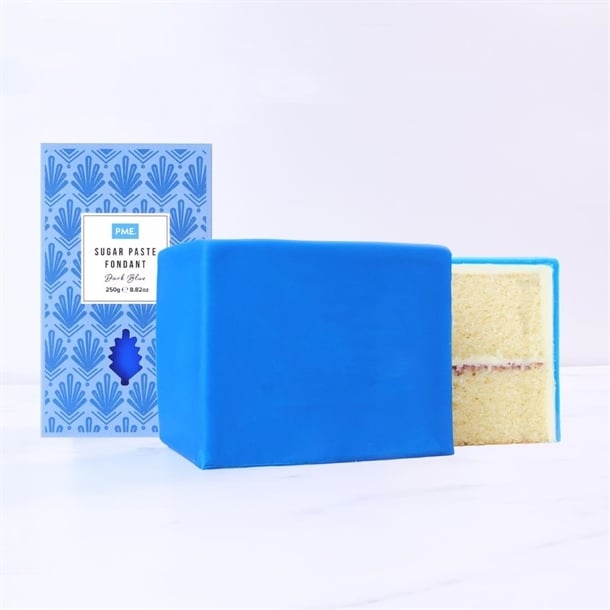 PME Sugar Paste Fondant Dark Blue 250g hu305