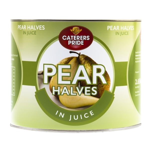Caterers Pride Pear Halves in Juice 2.6kg hw347