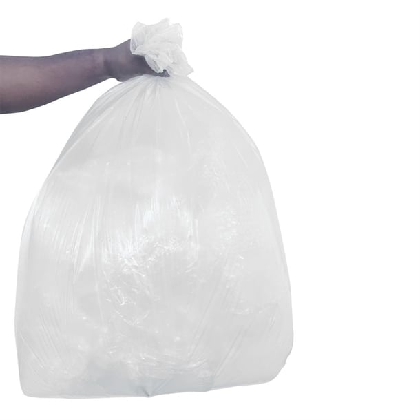 Jantex Light Duty Bin Bags Clear 80Ltr (200 Pack) hw690