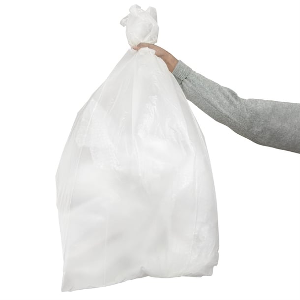 Jantex Medium Duty Bin Bags Clear 90Ltr (200 Pack) hw692