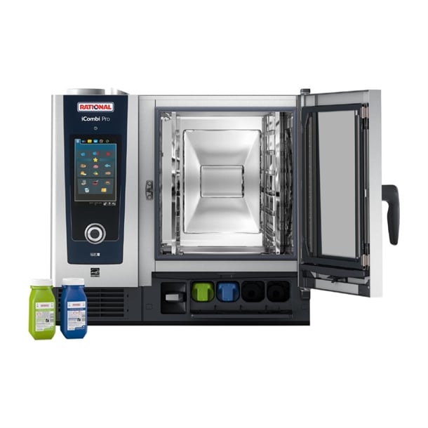 Rational iCombi Pro Combi Oven 6-1/1 Propane Gas iCare Autodose hw706