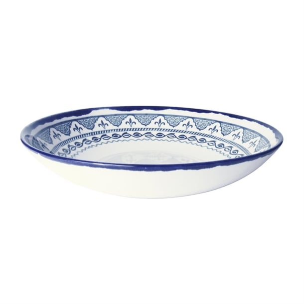 Dudson Harvest Moresque Coupe Bowls Blue 248mm (12 Pack) hx225