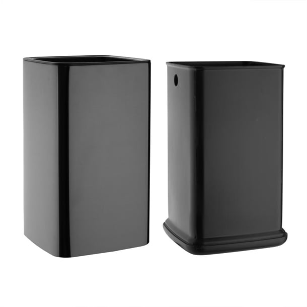 Bolero Square Waste Bin Titanium Black 7Ltr hx259