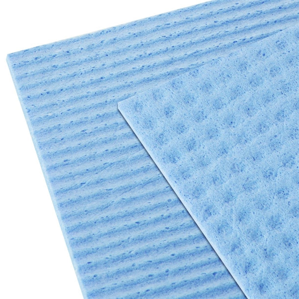 Jantex Sponge Cleaning Cloths - Blue (10 Pack) hx276