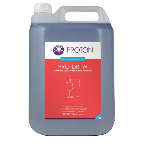 Proton Pro-Dri W Glasswash Rinse Aid 5Ltr (2 Pack) hx298