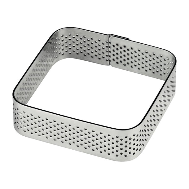 Pavoni Square Stainless Steel Mould 65x65mm hx558