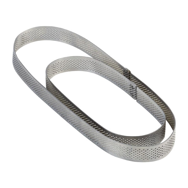 Pavoni Oval Stainless Steel Mould 290x90x35mm hx562