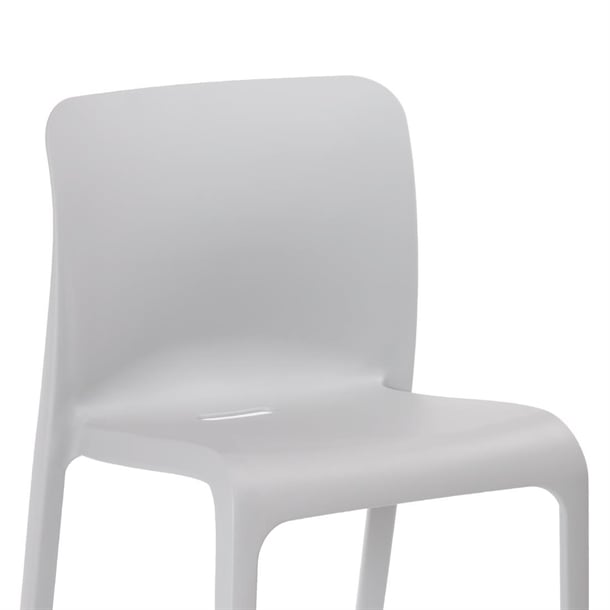 Origin POP Chair Signal Grey 480x500x790mm (2 Pack) hx767