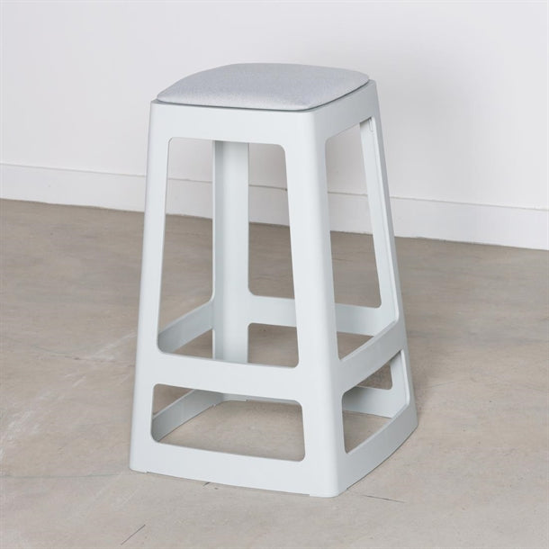 Origin Base Mid Stool Light Grey 430x430x560mm (2 Pack) hx783