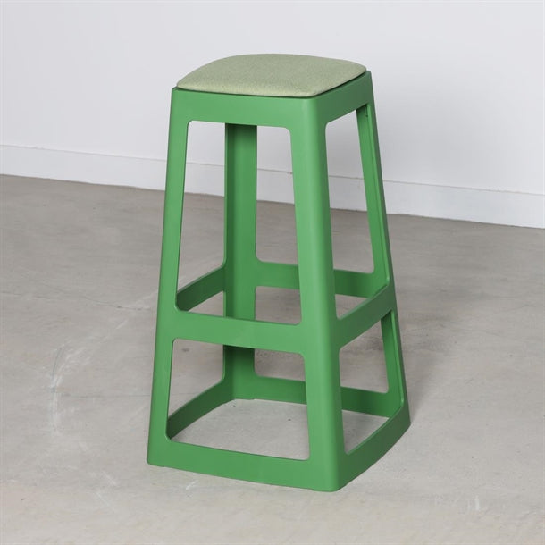 Origin Base High Stool May Green 450x450x750mm (2 Pack) hx787