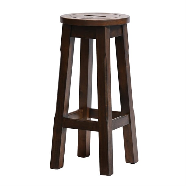 Wooden Top High Stool in Vintage (2 Pack) hx910