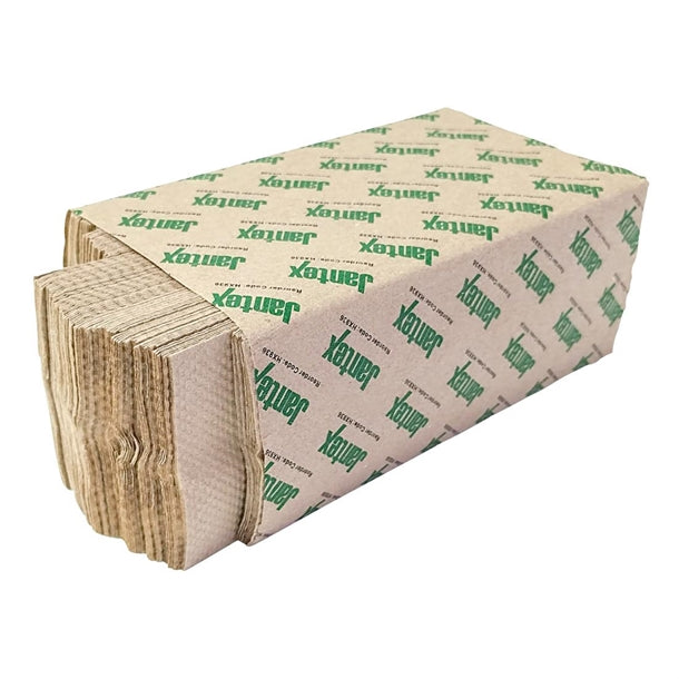 Jantex Green 100% Recycled C Fold Hand Towels 2ply (2250 Sheets) hx936