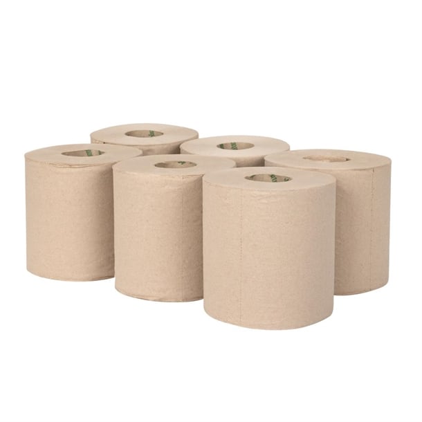 Jantex Green 100% Recycled Centre Feed Roll 2ply - 120m (6 Pack) hx940