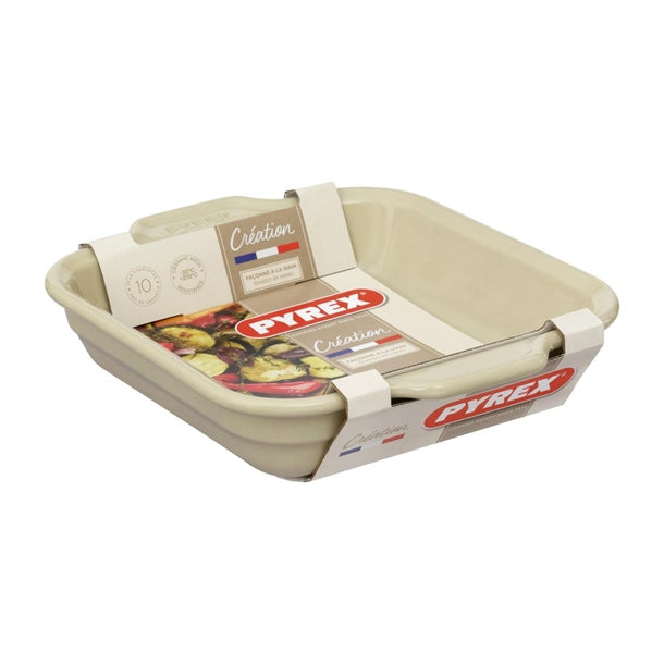 Pyrex Ceramic Square Roasting Dish 270x230mm hy005
