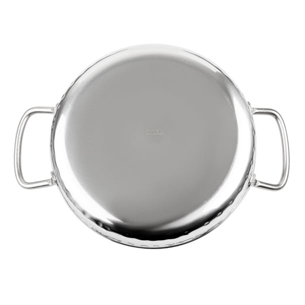 Olympia Table Presentation Handled Dish Stainless Steel Hammered 125mm hy110