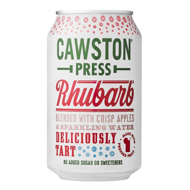 Cawston Press Sparkling Rhubarb Drink 330ml (24 Pack) hy396