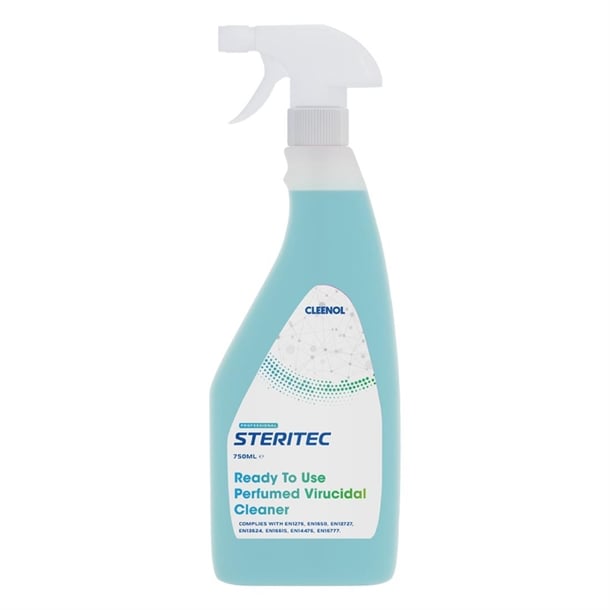 Steritec Perfumed Virucidal Cleaner Ready to Use 750ml (6 Pack) hy536